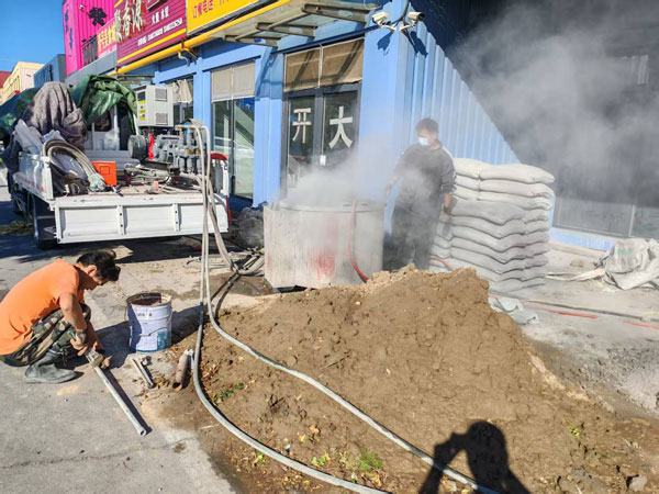 石屏顶管注浆加固